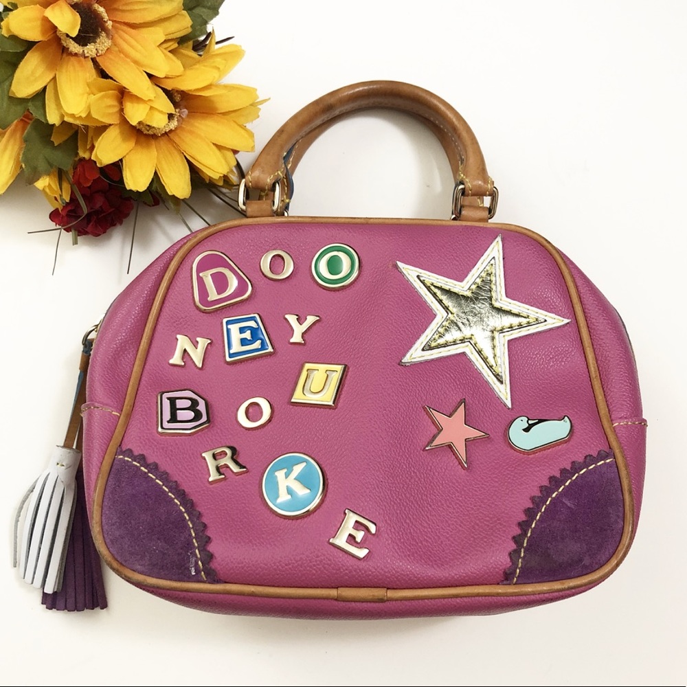 Dooney & Bourke Pink Small Bowler Bag Top Handle